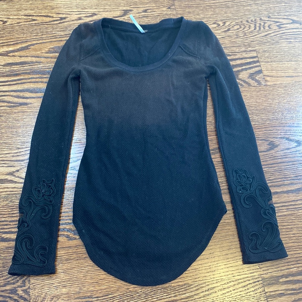 Long Sleeve Detailed Free People Shirt